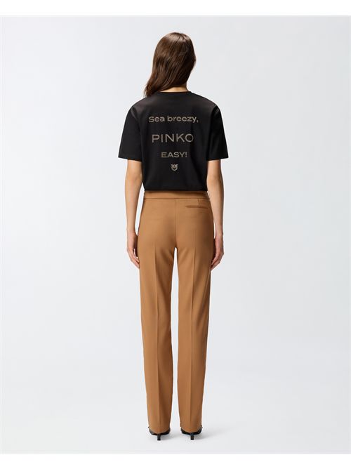 T-shirt logo strass PINKO | 105526A2RM/Z99